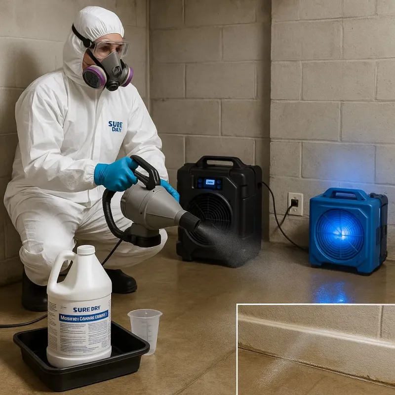 Sanitization and Odor Removal process in Cliffwood Beach, NJ